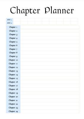 Chapter Planner